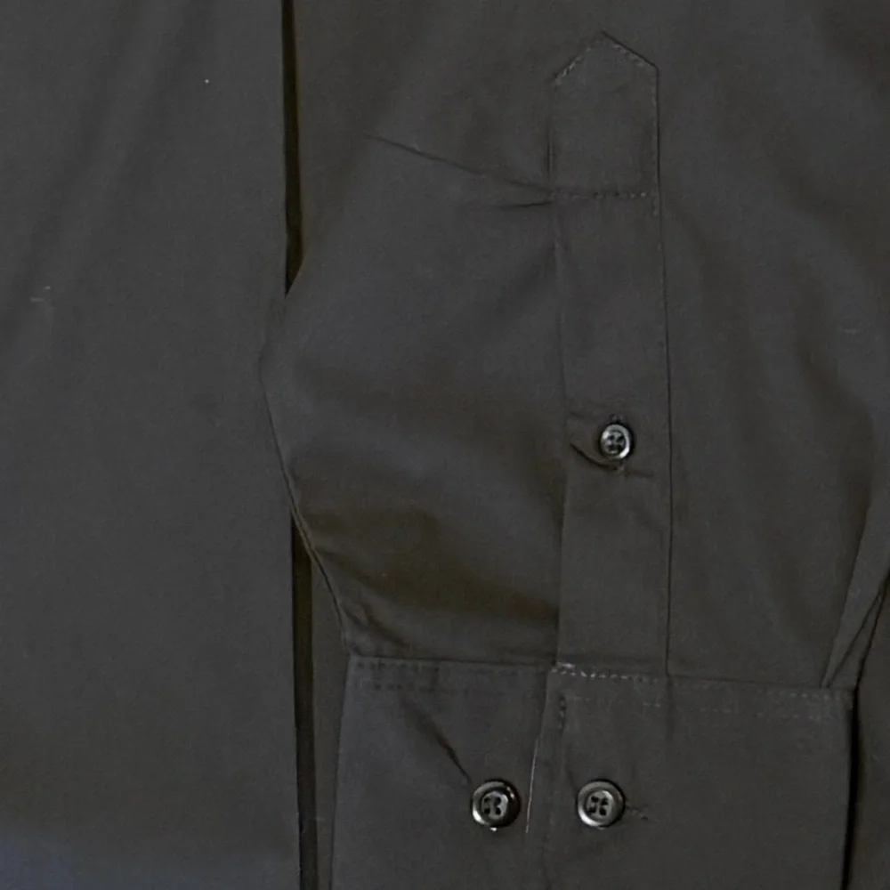 Beverly Hills Polo Club Men's Black Button-Up Shirt - Sz 2XLB (Big & Tall) NWOT!